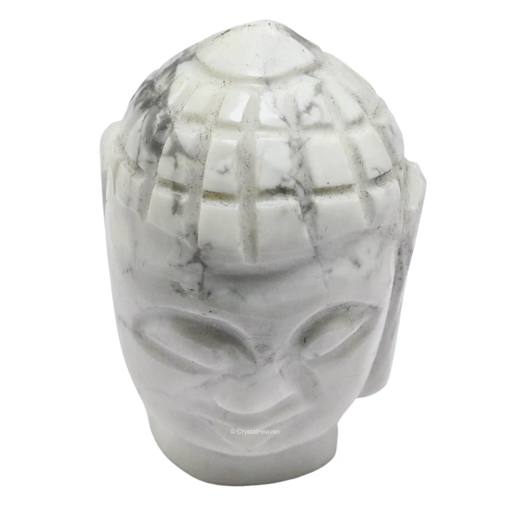 Howlite Buddha Head