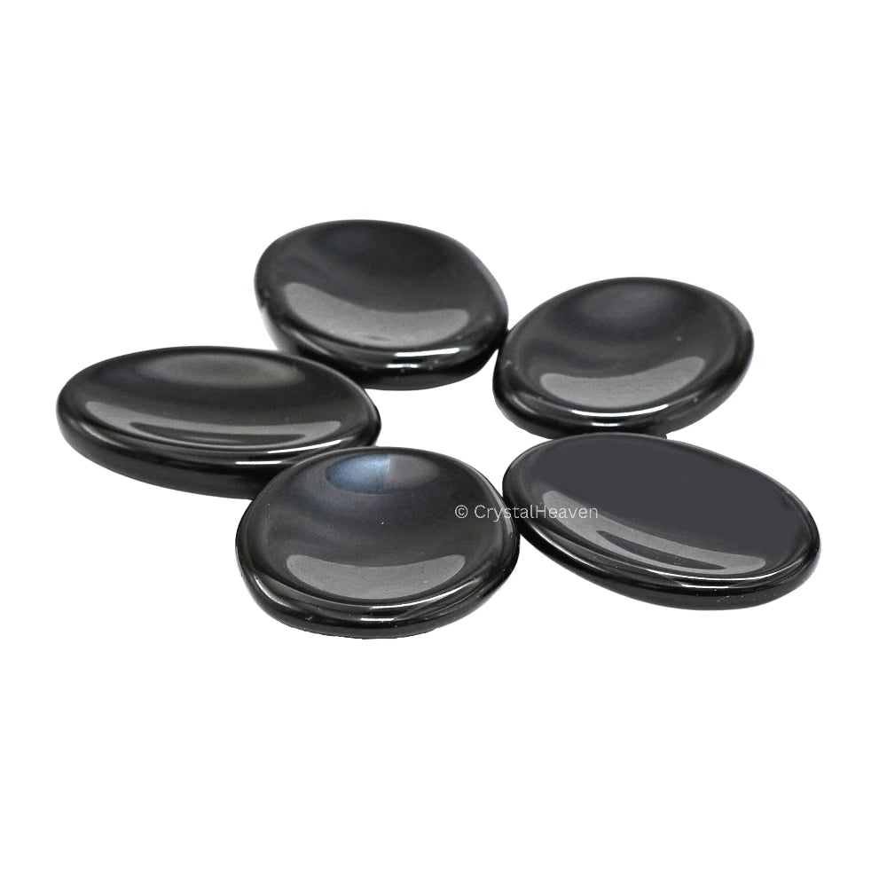 Black Obsidian Worry Stone