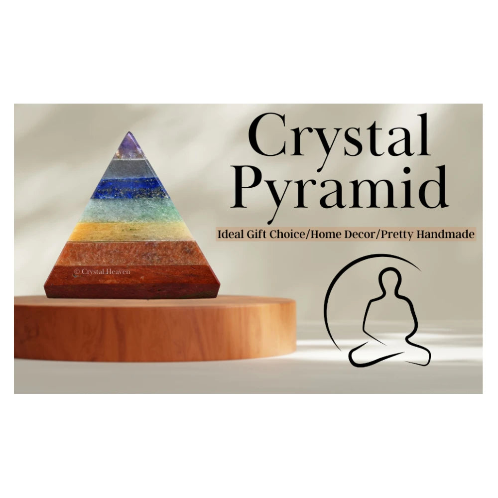 7 Chakra Pyramid (1 Inch)