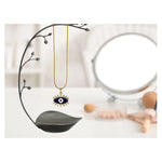 Blue Evil Eye Pendant Necklace - Exclusive (Gold)