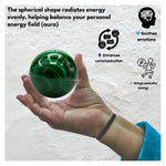 Malachite Sphere (2 Inch)
