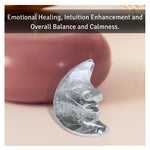 Clear Quartz Crescent Moon