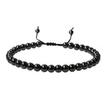 Black Obsidian Anklet (Without Knot)