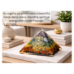 7 Chakra Orgone Pyramid (Hamsa)