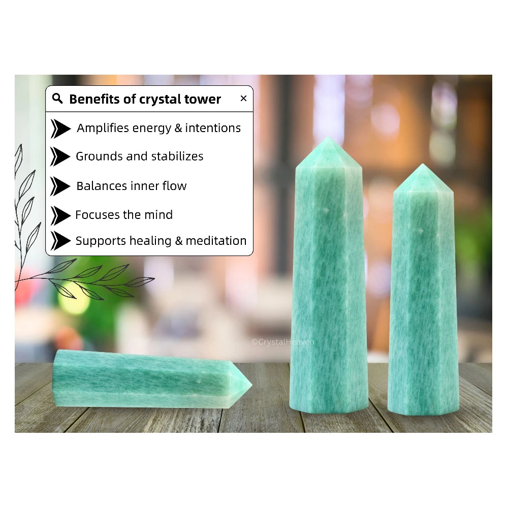 Amazonite Tower (3" to 4" inch)