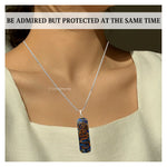 Lapis Lazuli Crystal Orgone Pendant - Rectangle