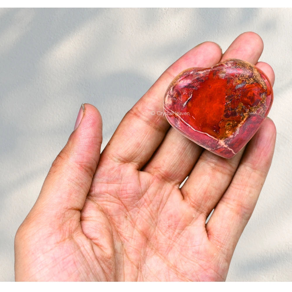 Brecciated Jasper Heart