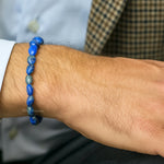 Lapis Lazuli Tumbled Bracelet (Elastic)