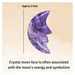 Amethyst Crescent Moon