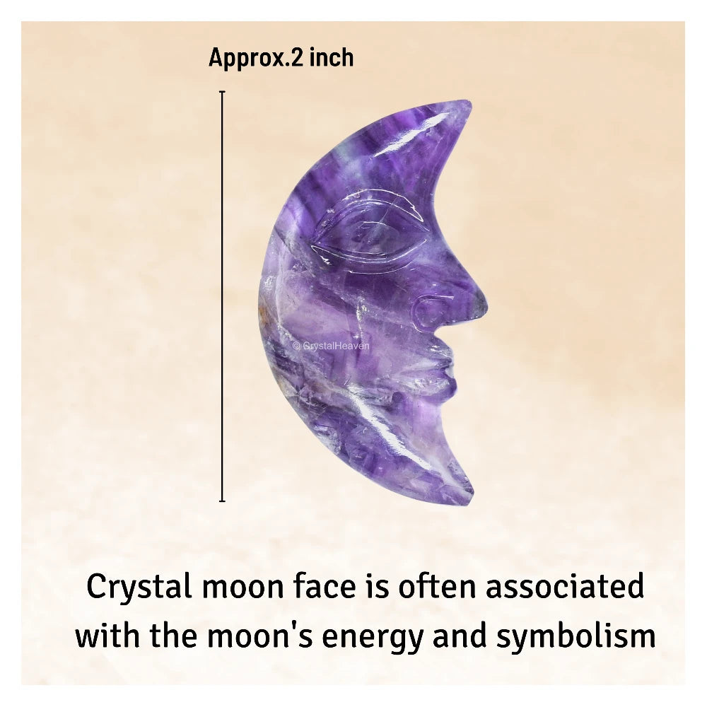 Amethyst Crescent Moon