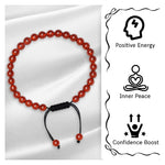 Red Onyx Anklet (Without Knot)