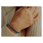 Silver Sheen Obsidian Bracelet (Elastic)