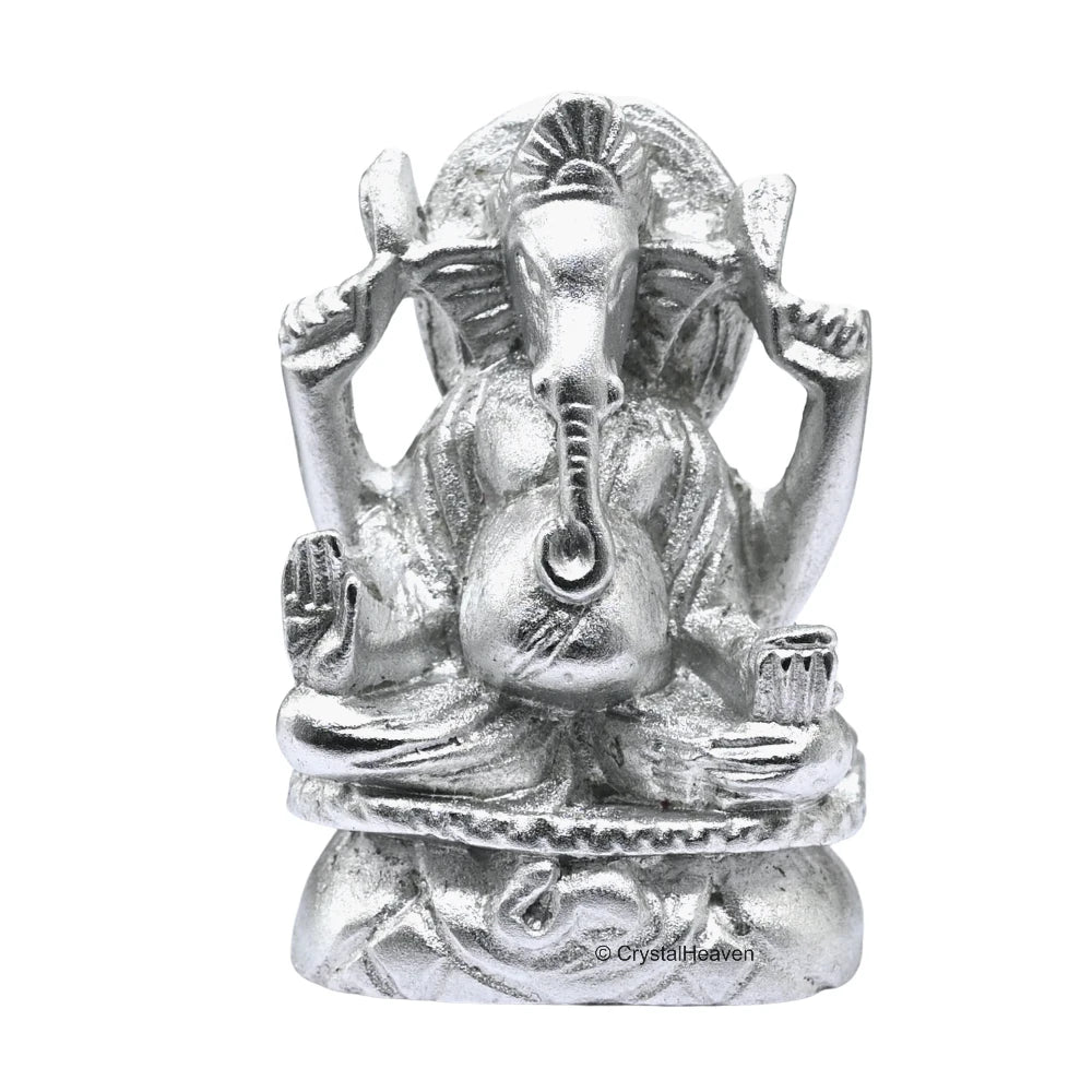 Ganesha Parad Idol (164 Gram, 2.5 Inch)