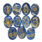 Lapis Lazuli Karuna Reiki Stone - Set of 11
