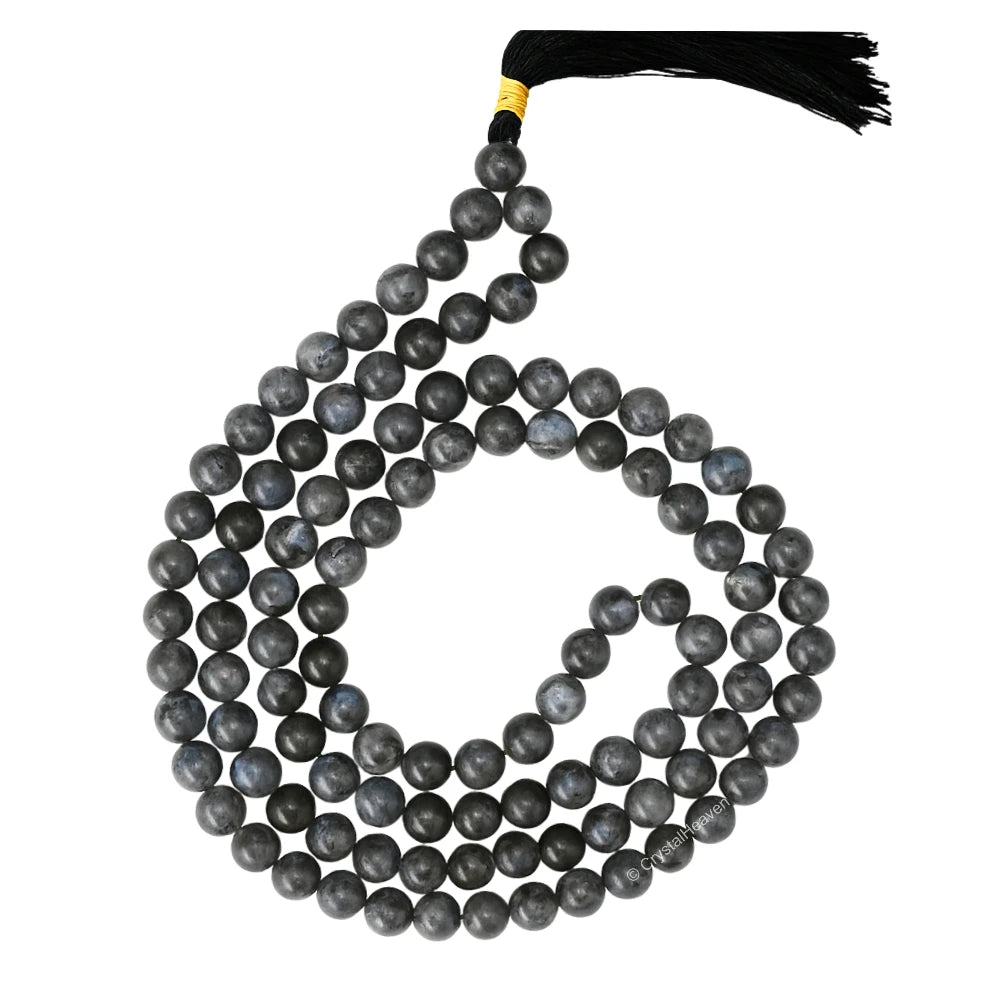 Larvikite Japa Mala (Without Knot)