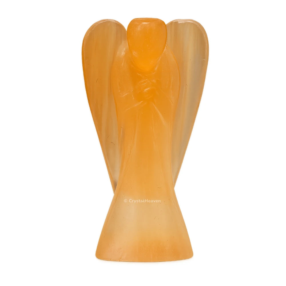 Orange Selenite Angel (4 Inch)