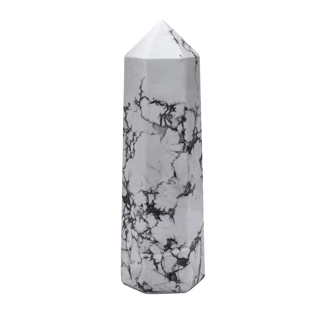 Large Howlite Tower
