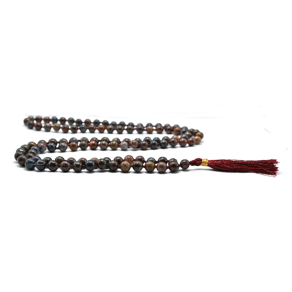 Pietersite Japa Mala (Hand Knotted)