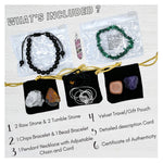 Cancer Healing Crystals and Stones Premium Set
