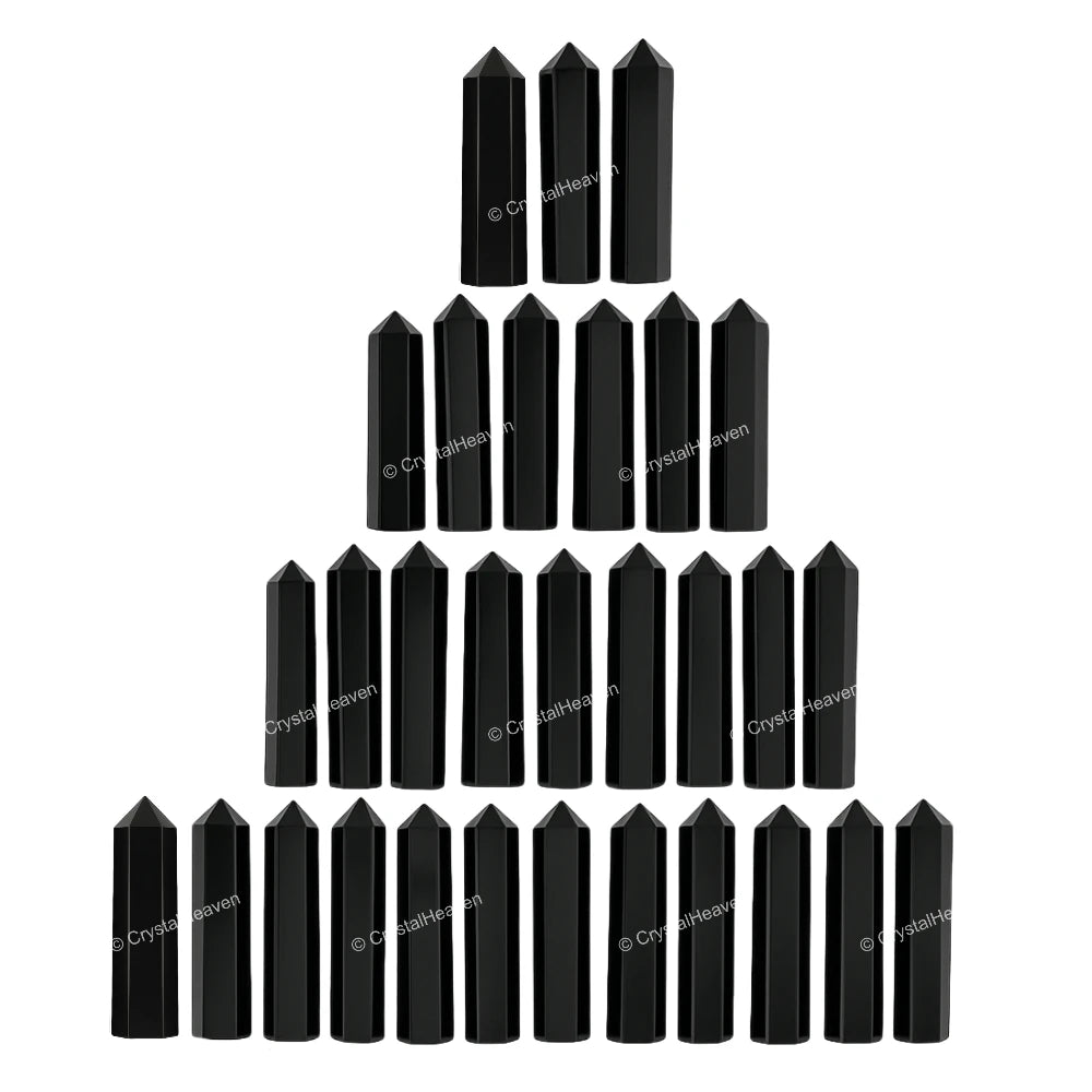 Black Obsidian Pencil Points (Set of 3)