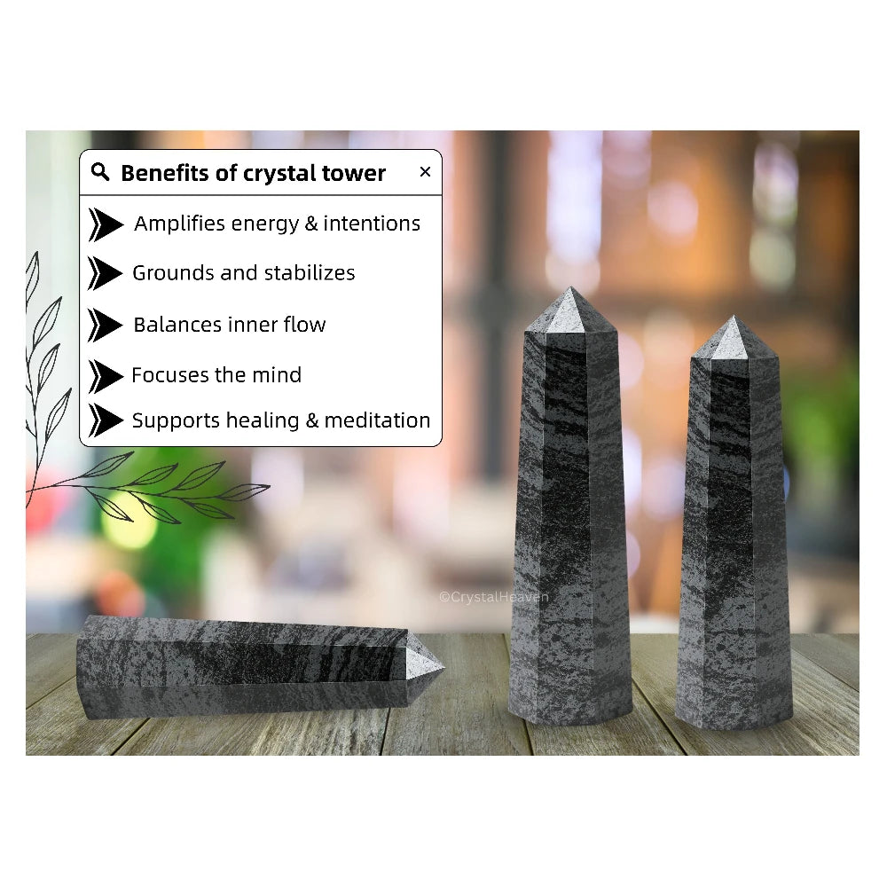 Hematite Tower (3" to 4" inch)