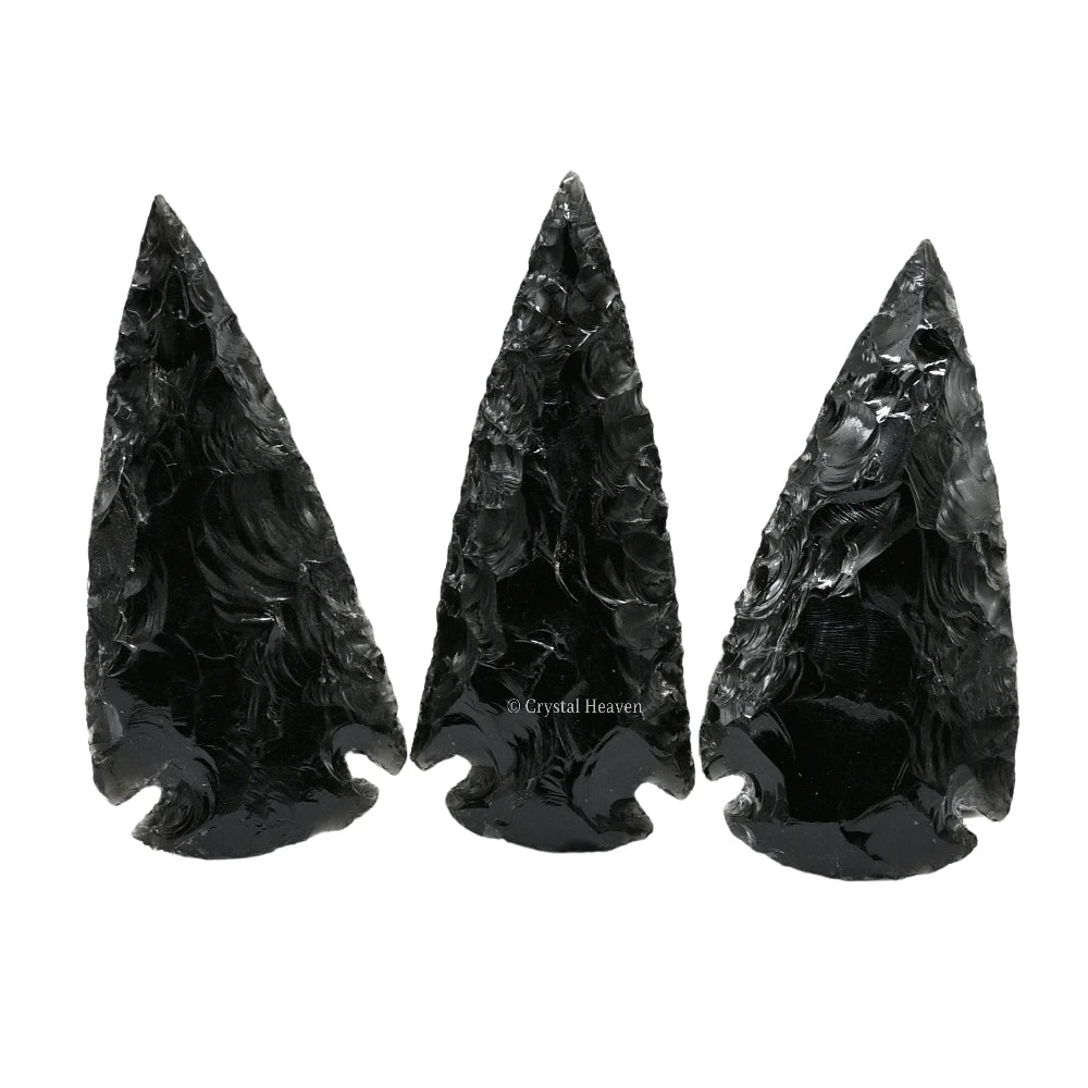 Black Obsidian Arrowhead - 2" to 3"