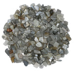 Grey Moonstone Chips - Pre Drilled
