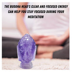 Amethyst Buddha Head