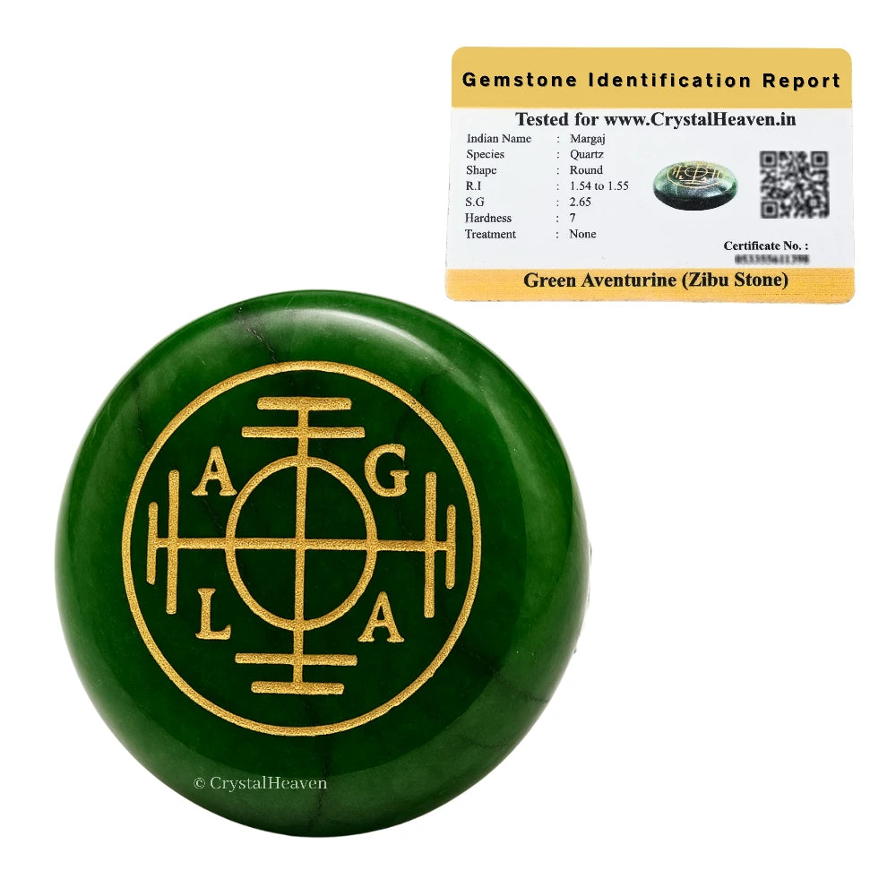 Green Aventurine Zibu Stone- 234451