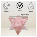 Rose Quartz Orgone Merkaba