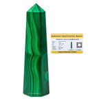 Malachite Crystal Tower (5.5" to 6" inch)