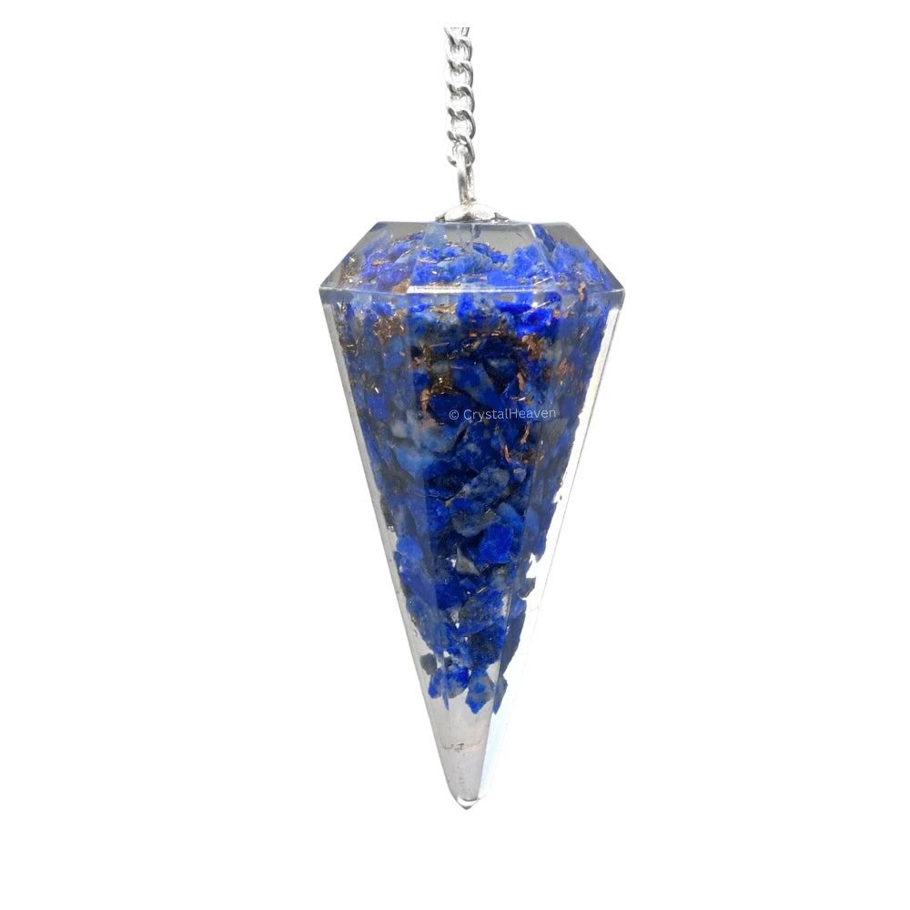 Lapis Lazuli Crystal Orgone Pendulum