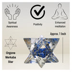 Lapis Lazuli Orgone Merkaba - 1 Inch