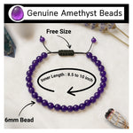 Amethyst Anklet (Without Knot)