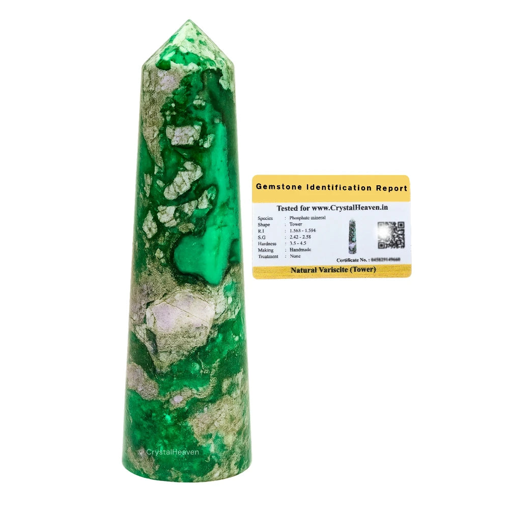 Variscite Crystal Tower (2" to 3" inch)