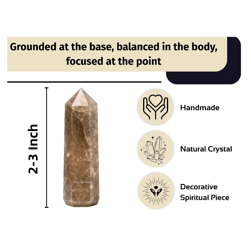 Smoky Quartz Crystal Tower (2" to 3" inch) 