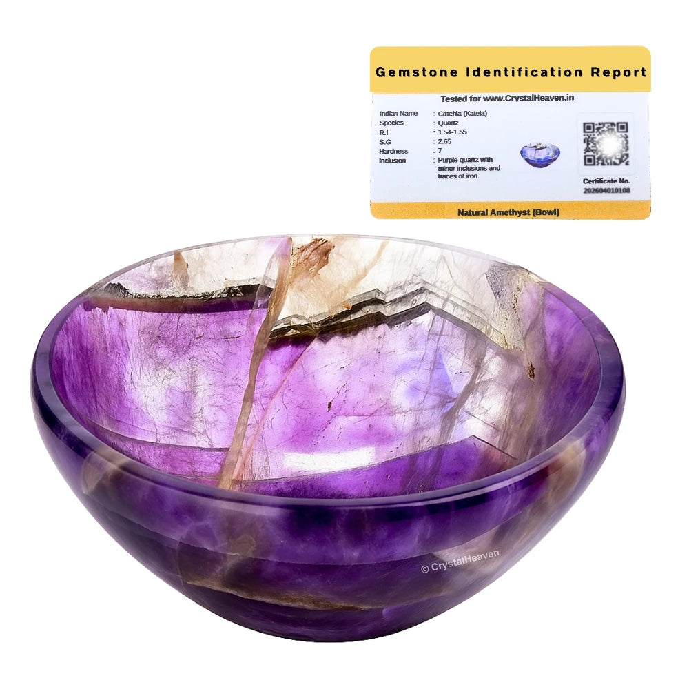 Amethyst Crystal Bowl - 2 Inch