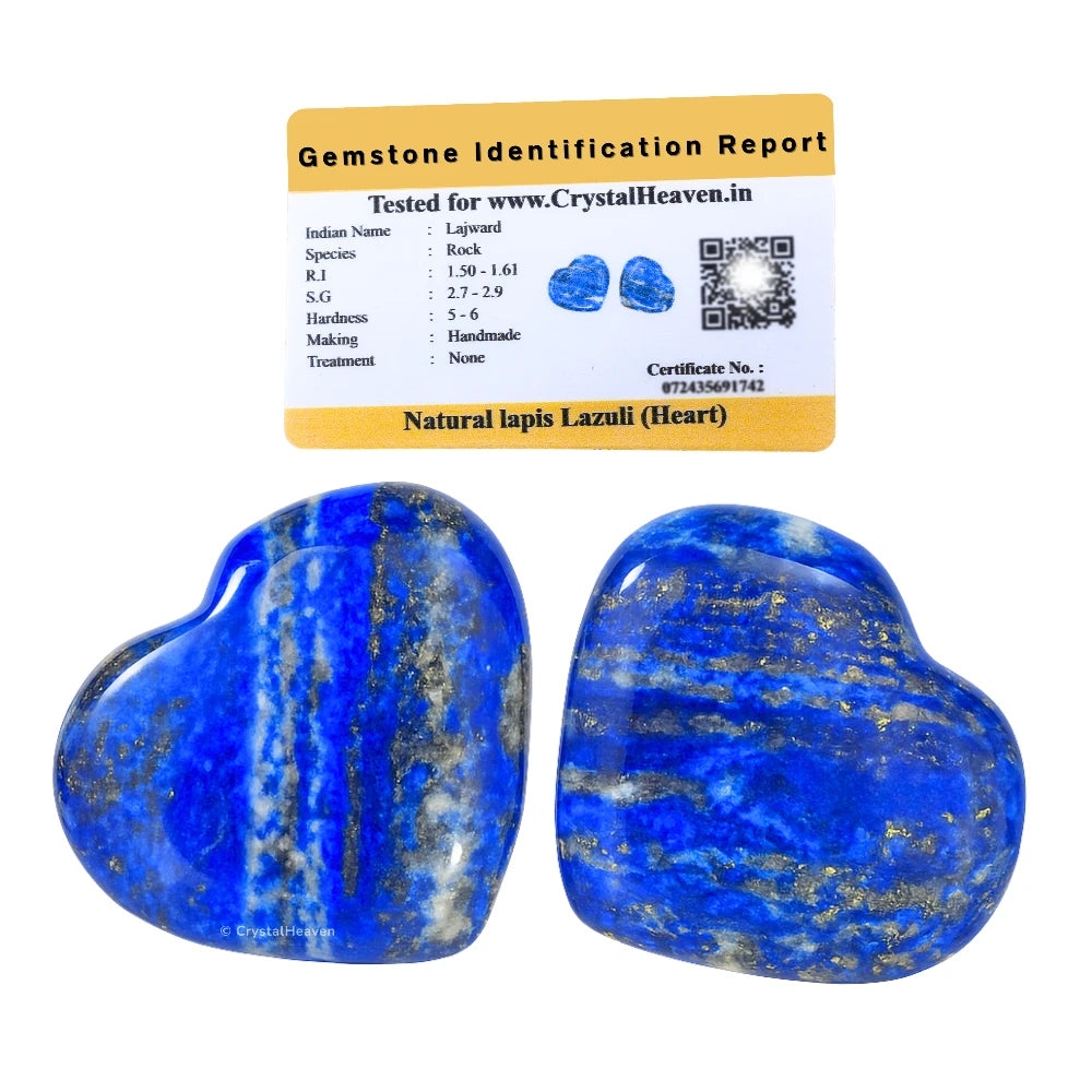Lapis Lazuli Mini Heart (Pack of 2)