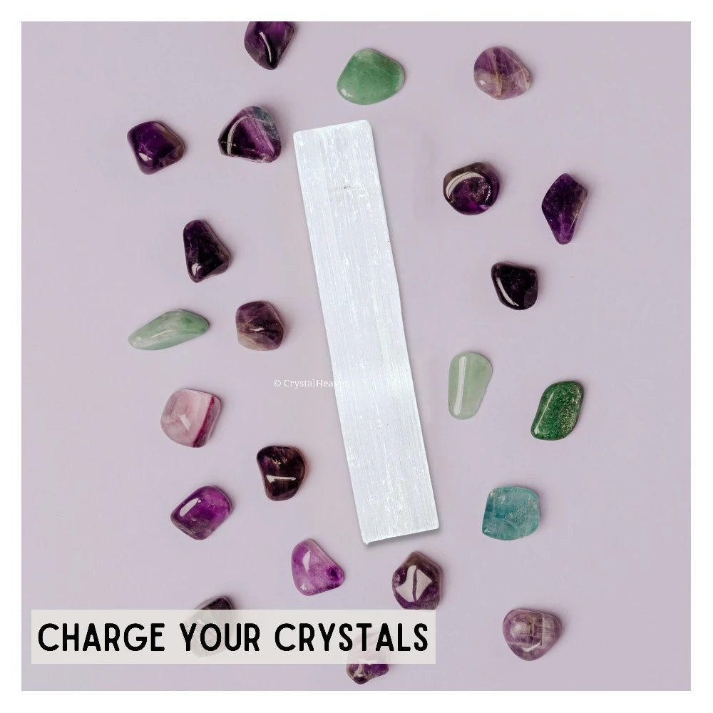 Selenite Wand Charging Plate Stick - 4" Inch (Pack of 3)