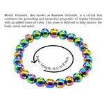 Rainbow Hematite Bracelet (Elastic)