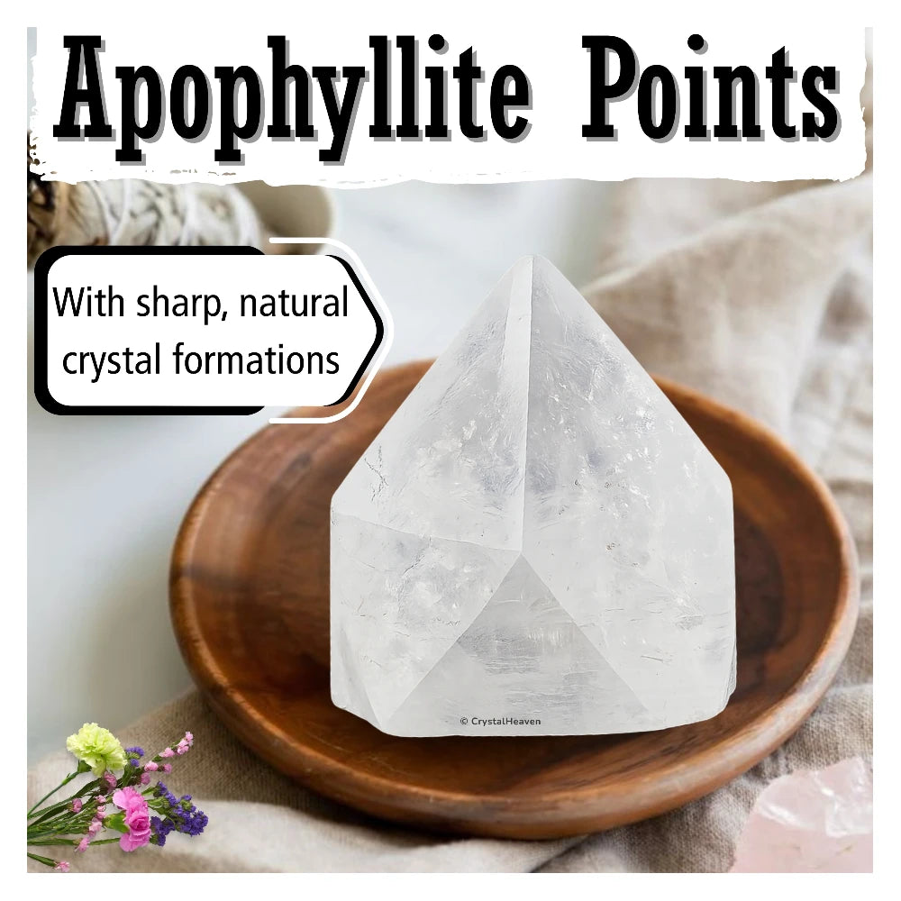 Apophyllite Points - Set of 6 (S)