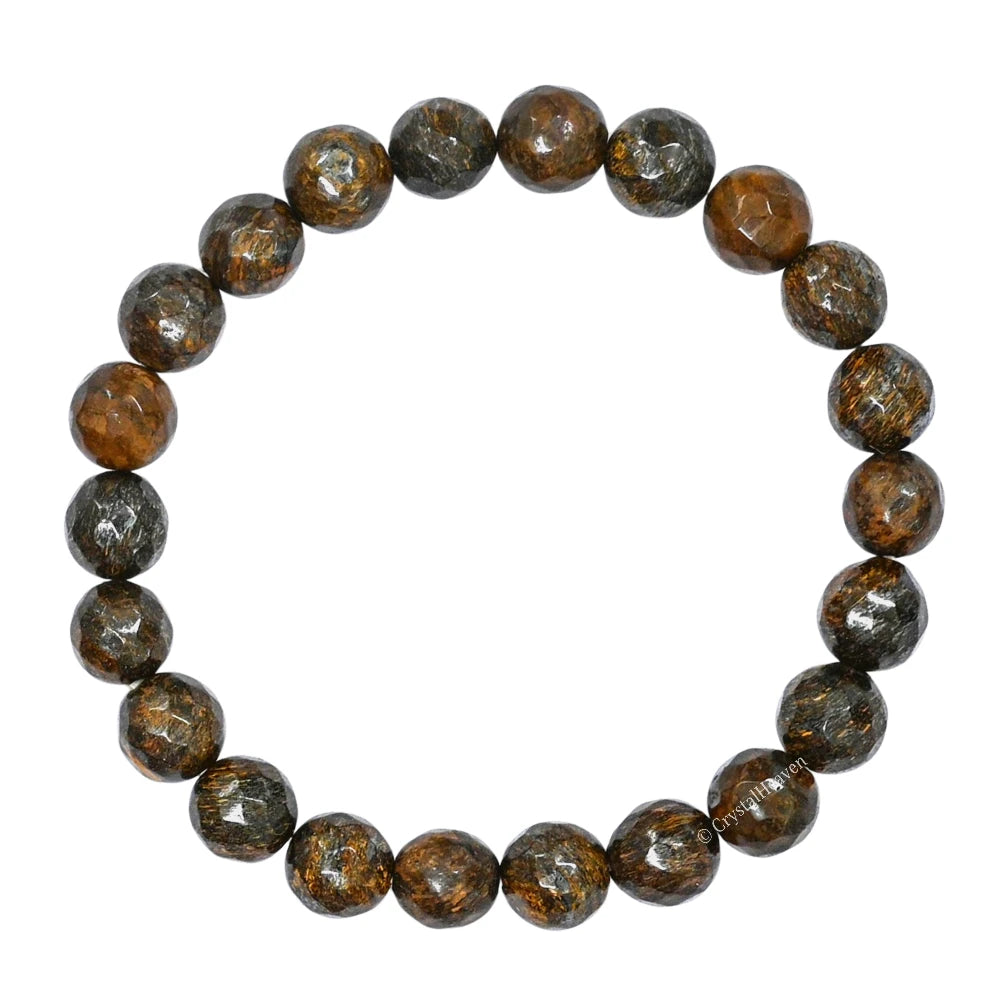 Bronzite Bracelet (Faceted-Stretchable)