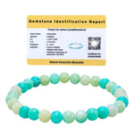 Amazonite Healing Crystal Bracelets - 6mm Beads