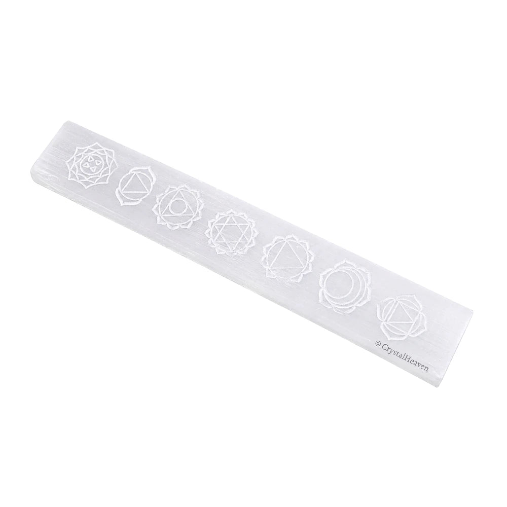 Selenite Charging Plate Stick with Chakra