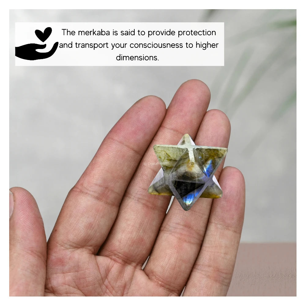 Labradorite Crystal Merkaba (15-20 mm)