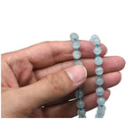 Aquamarine Japa Mala (Hand Knotted)