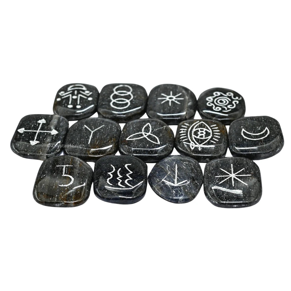 Blue Aventurine Pagan Wiccan Stones (Set of 13)