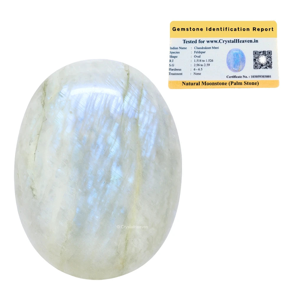 Moonstone Palm Stone