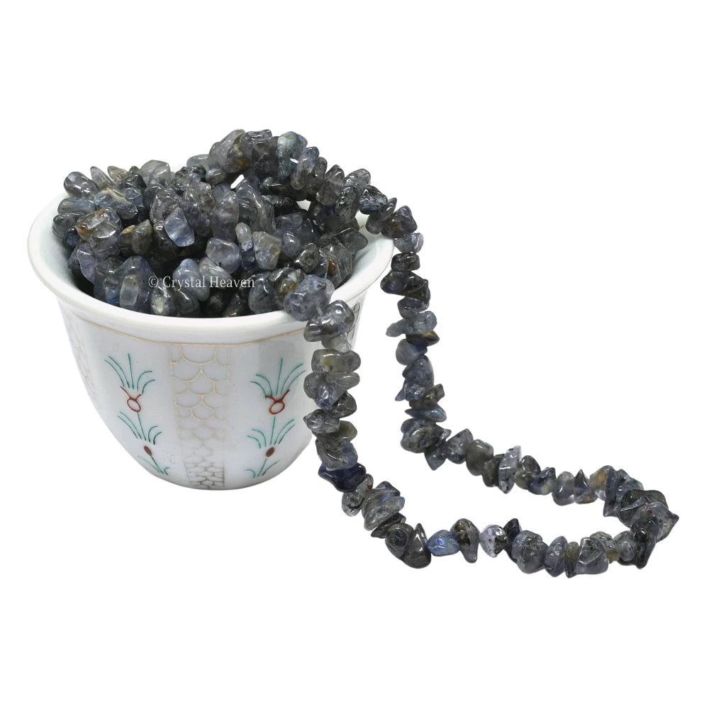 Iolite Chips - Pre Drilled