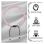 Rose Quartz Anklet (Without Knot)